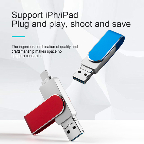2020 latest mobile phone usb drive High speed type c lighting usb drive for iphone for andriod for pc LWU1160
